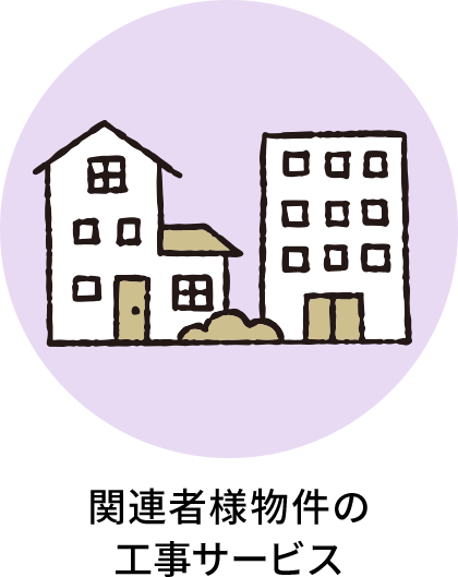 関連者様物件の工事サービス